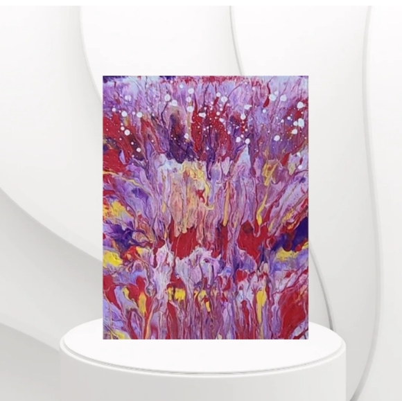 Other - Abstract Design Textured Canvas Picture ~ 11 x 14 Inches